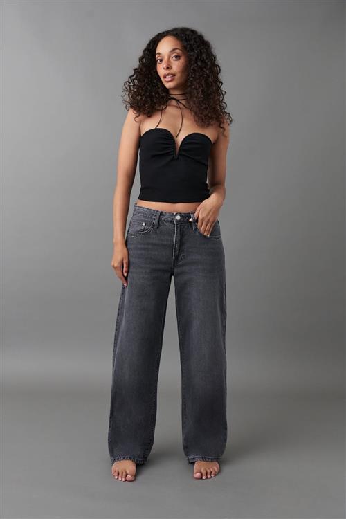 Gina Tricot - Baggy jeans - Baggy & loose jeans - Grå - 32 - Dame