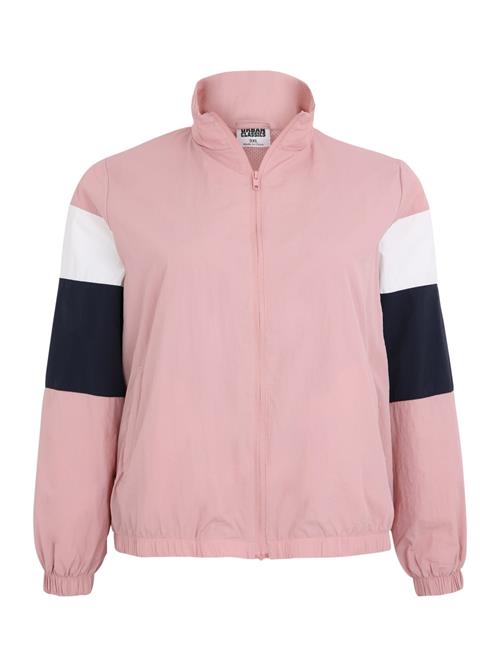 Urban Classics Overgangsjakke  lyserød / sort / hvid