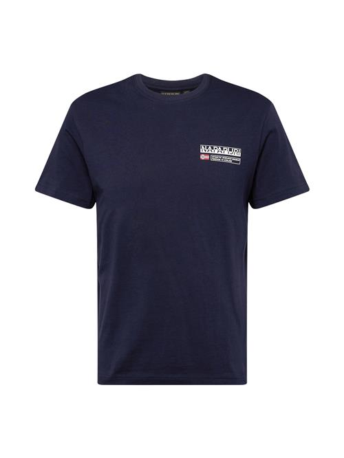 NAPAPIJRI Bluser & t-shirts 'S-Kasba'  marin / rød / hvid