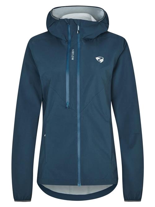 ZIENER Funktionsjakke 'NARELA'  blå / sølv / hvid