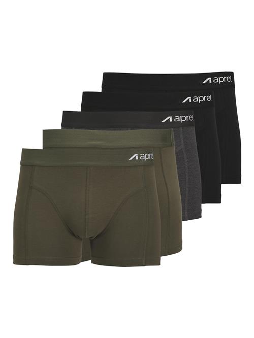 aprel Boksershorts  navy / oliven / sort / sort-meleret
