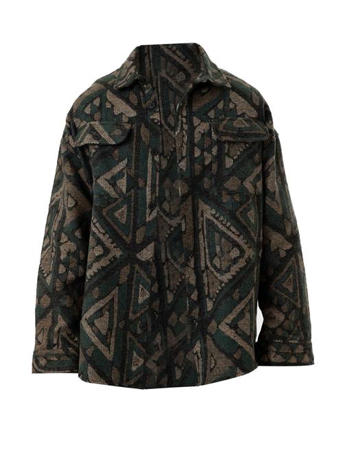 Dandalo Skjorte  khaki / gran / sort