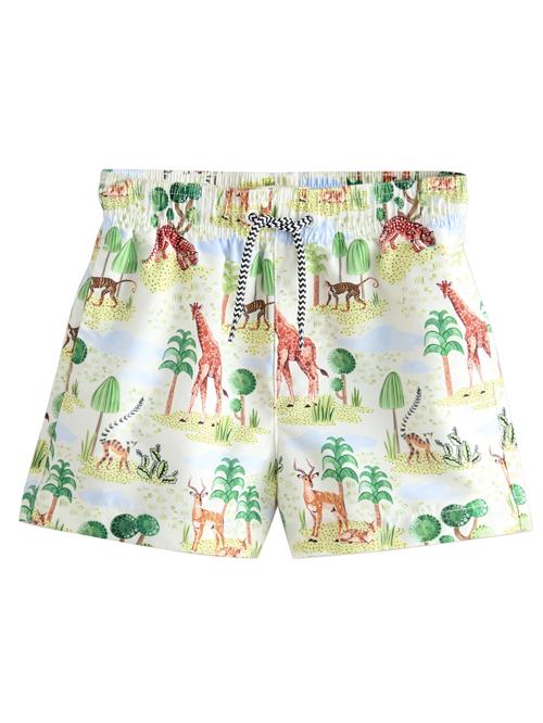 Next Badeshorts 'Cath Kidston'  karamel / kastaniebrun / grøn / pastelgrøn