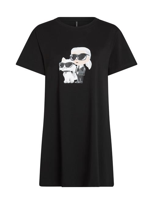 Karl Lagerfeld Natskjorte  nude / sort / hvid