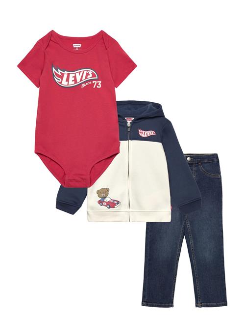 Levi's | Levi's® Bodysuit, Zip Hoodie And Jeans 3-Piece Set | 92