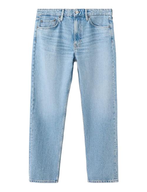 Mango | Moby Straight-Fit Light-Wash Jeans | 46