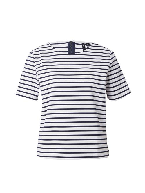 VERO MODA Shirts 'VMAbby'  navy / hvid