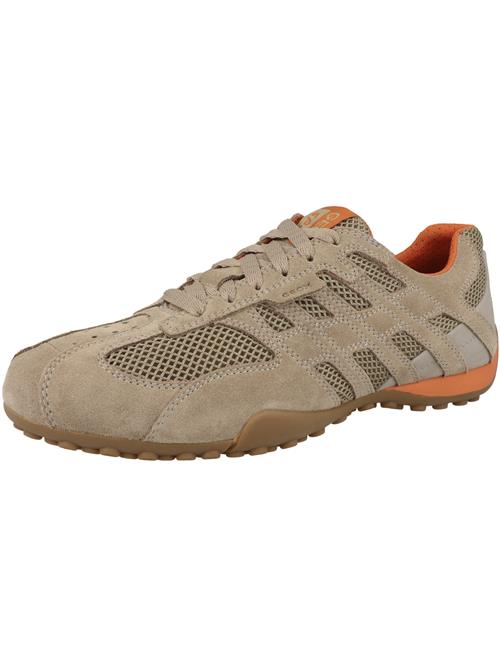GEOX Sneaker low 'Snake Original'  beige / lysegrå / orange
