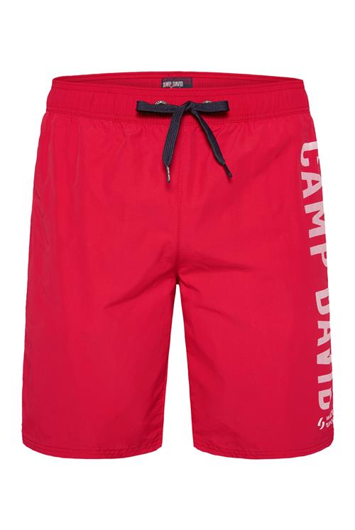CAMP DAVID Badeshorts  rød