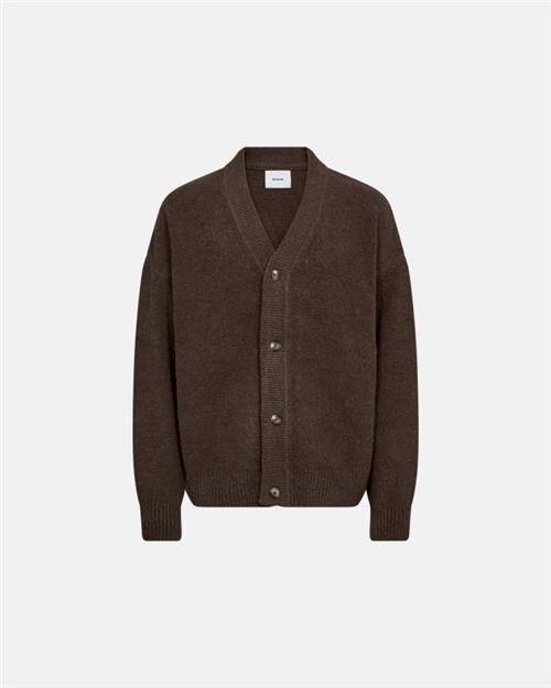 Cardigan "chen" | Bomuld | Brun
