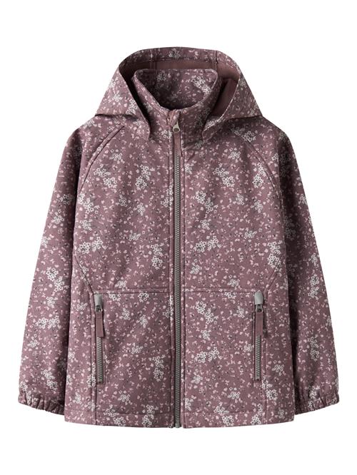 NAME IT Softshell Jakke Alfa08 Grape Shake Dreamy Floral