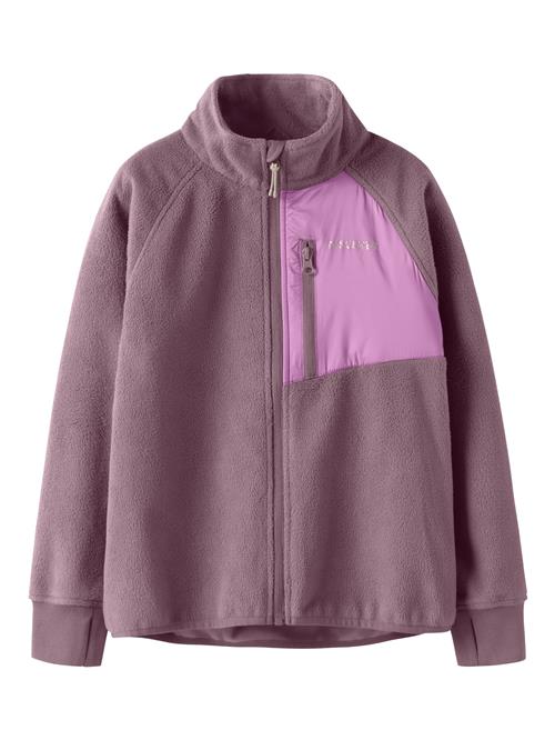 NAME IT Vindtæt Fleece Jakke Move03 Grape Shake
