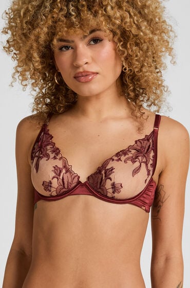 Hunkemöller Ikke-formstøbt bøjle-bh Anouk Rød