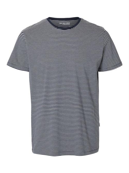 SLHASPEN STRIPE SS O-NECK TEE NOOS