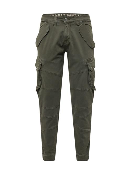ALPHA INDUSTRIES Cargobukser 'Combat'  oliven