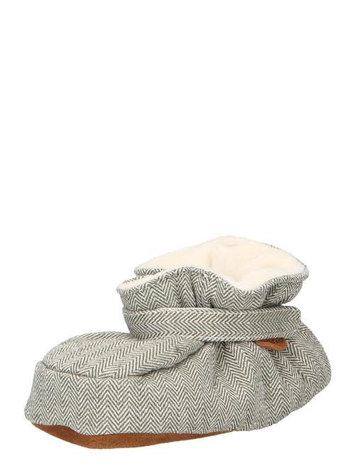 EN FANT Hjemmesko  creme / karamel / oliven