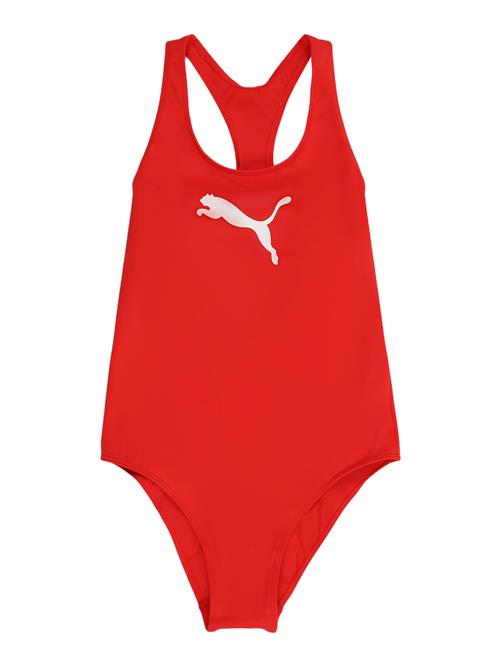 PUMA Badedragt  rød / hvid