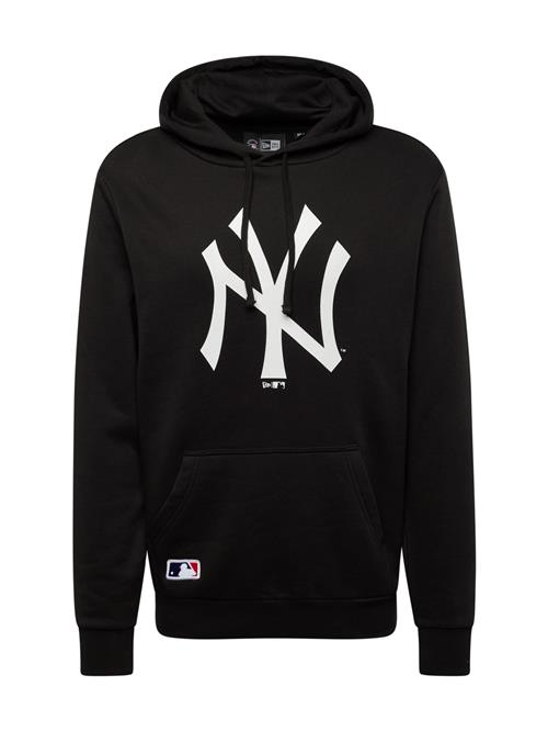 NEW ERA Sweatshirt 'NEYYAN'  sort / hvid