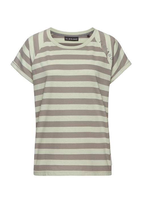 Elbsand Shirts  grå / pastelgrøn