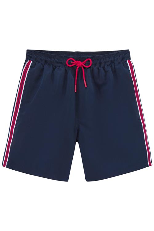 s.Oliver Badeshorts  marin / rød / hvid