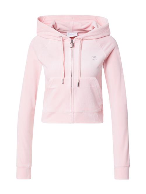 Juicy Couture Sweatjakke 'Madison'  lyserød / sølv