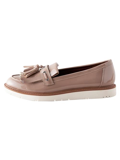 Next Slipper  taupe / hvid