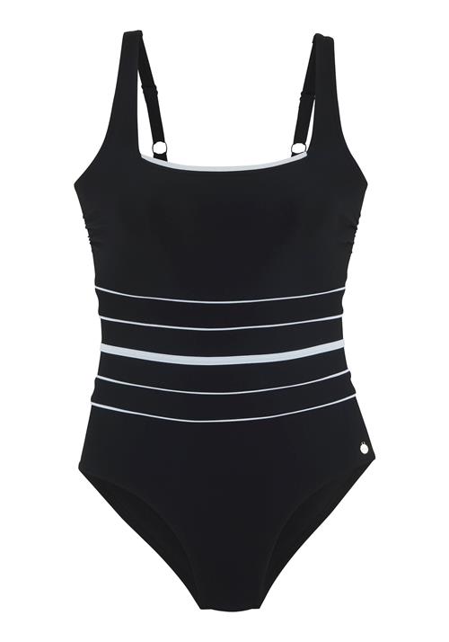 LASCANA Badedragt  sort / hvid