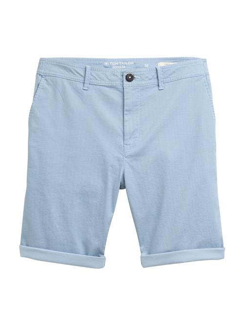 TOM TAILOR Lærredsbukser  lyseblå