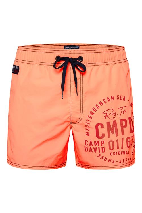 CAMP DAVID Badeshorts  orange