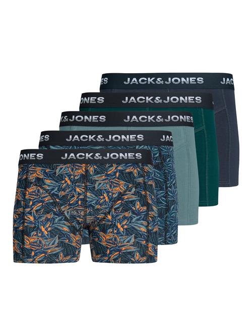 JACK & JONES Boksershorts 'JACMaxwell'  dueblå / petroleum / pastelgrøn / orange