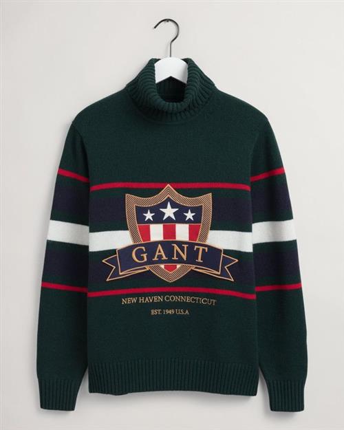 D1. GANT BANNER SHIELD TURTLENECK