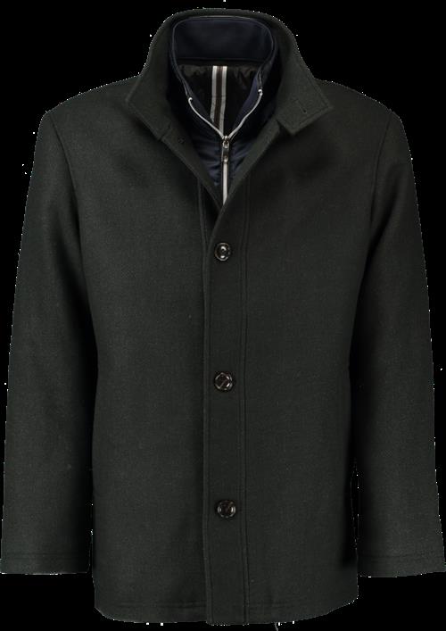 Regular fit wool jacket