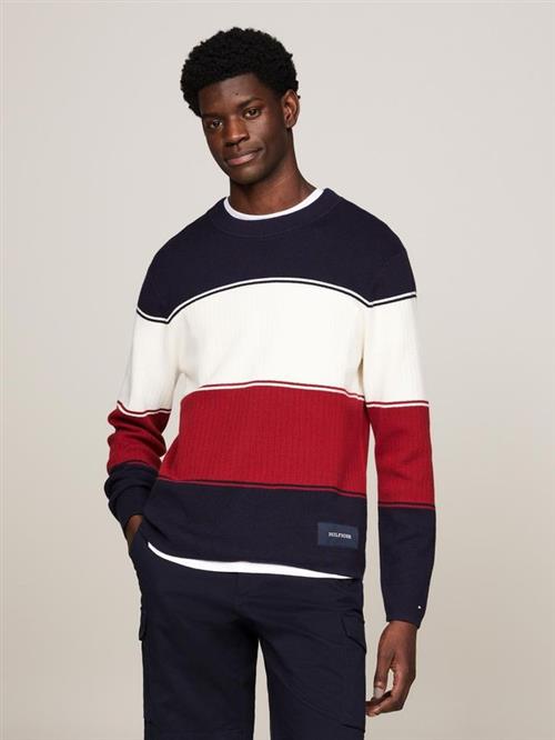 MILANO COLOURBLOCK CREW NECK