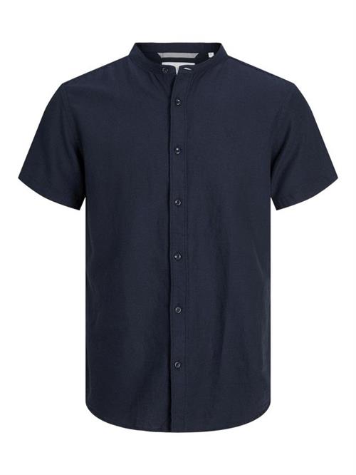 JPRCCMAZE LINEN BAND COLLAR SHIRT S