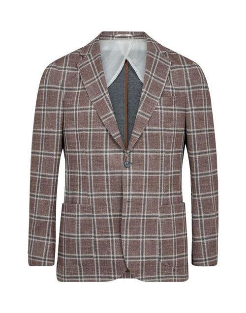 Checked blazer