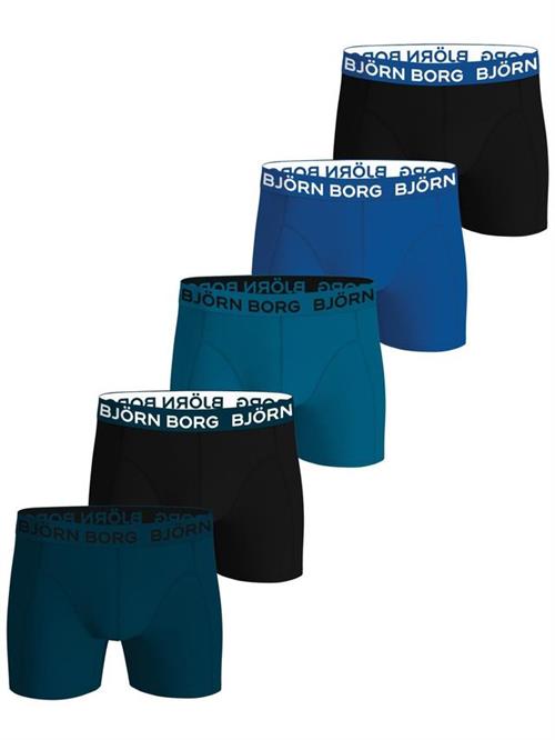 COTTON STRETCH BOXER 5p, MULTIPACK 6