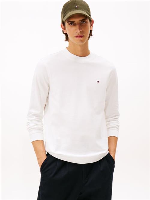 MERCERIZED JACQUARD LS TEE