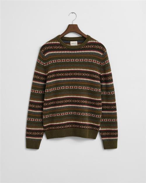 FAIR ISLE C-NECK