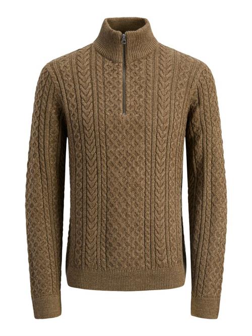 JPRBLUSEAN KNIT CABLE HALF ZIP SN