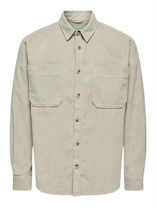 ONSALP RLX 2PKT WASHD CORD LS SHIRT
