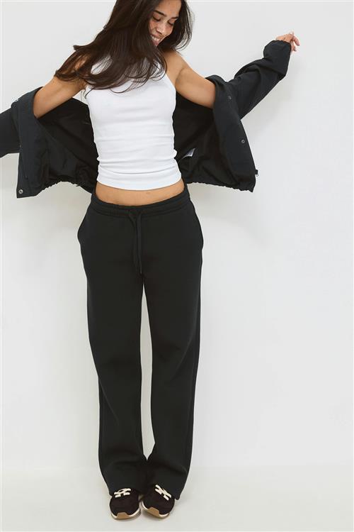 Gina Tricot - Iconic sweatpants - Joggingbukser - Sort - L - Dame