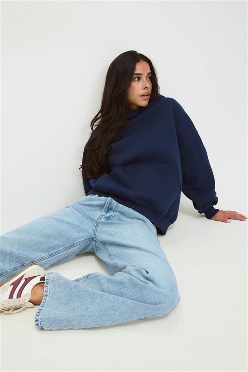 Gina Tricot - Iconic hoodie - hoodies - Blå - XXS - Dame