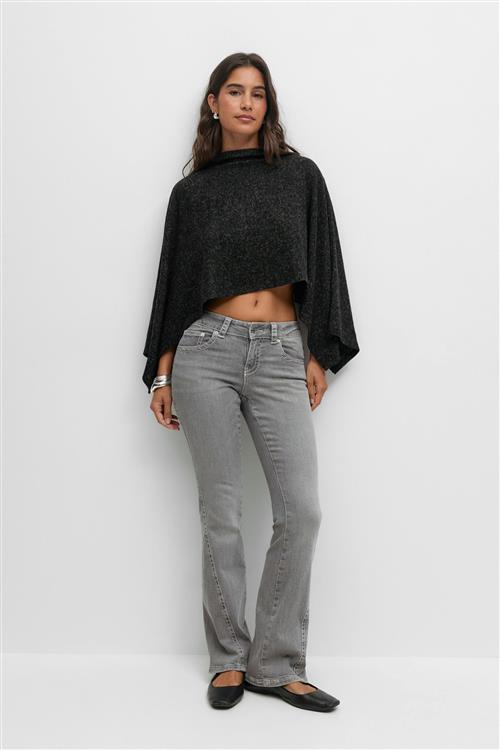 Gina Tricot - Y2k low twisted bootcut jeans - Flare & bootcut jeans - Grå - 38 - Dame