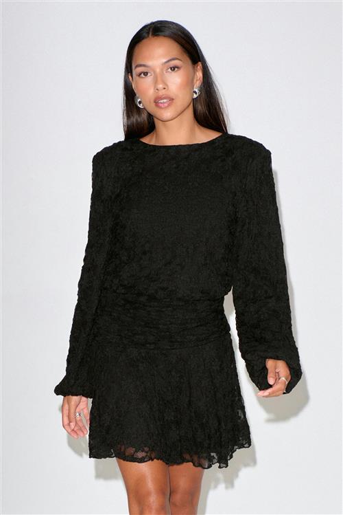 Gina Tricot - Lace loose dress - Kjoler - Sort - XS - Dame