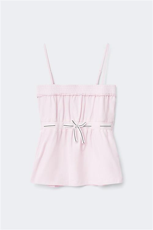 Gina Tricot - Y detail top - Toppe til piger 9–14 år - Lyserød - 146/152 - Pige