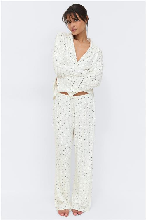 Gina Tricot - Soft pyjamas trousers - pyjamasser - Sort - M - Dame
