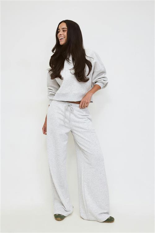Gina Tricot - Comfy low sweatpants - Joggingbukser - Grå - S - Dame