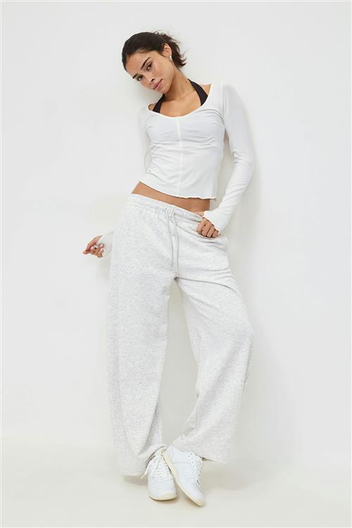 Gina Tricot - Barrel sweatpants - Joggingbukser - Grå - M - Dame