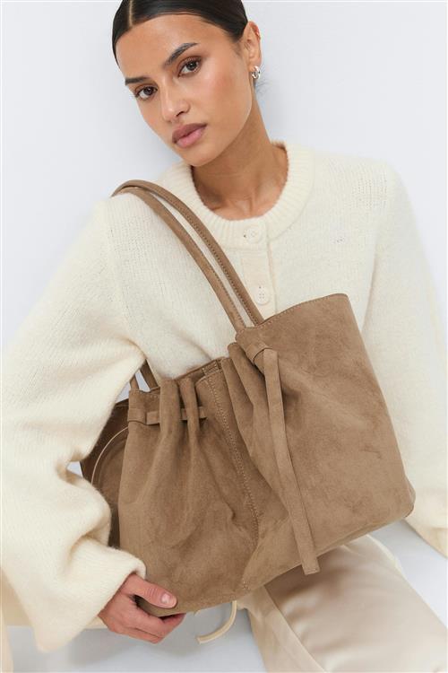 Gina Tricot - Strap detail bag - Skuldertasker - Beige - ONESIZE - Dame