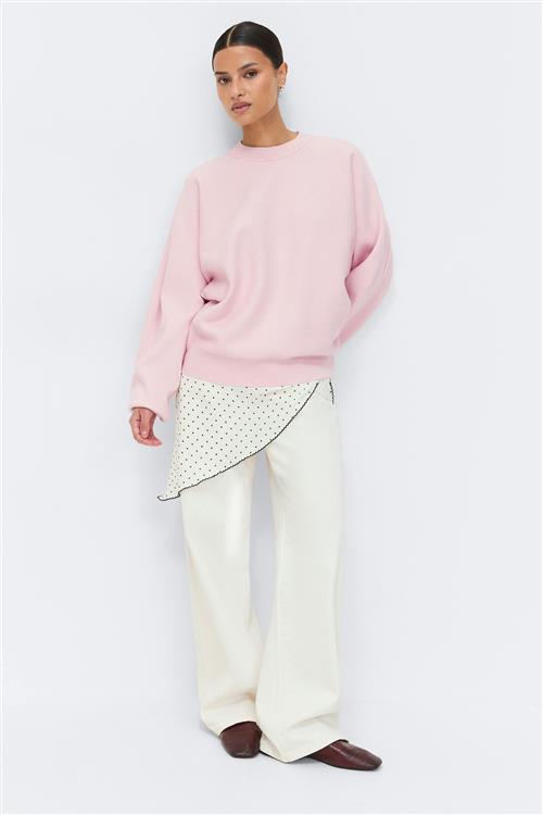 Gina Tricot - Knitted sweater - Striktrøjer - Lyserød - XS - Dame